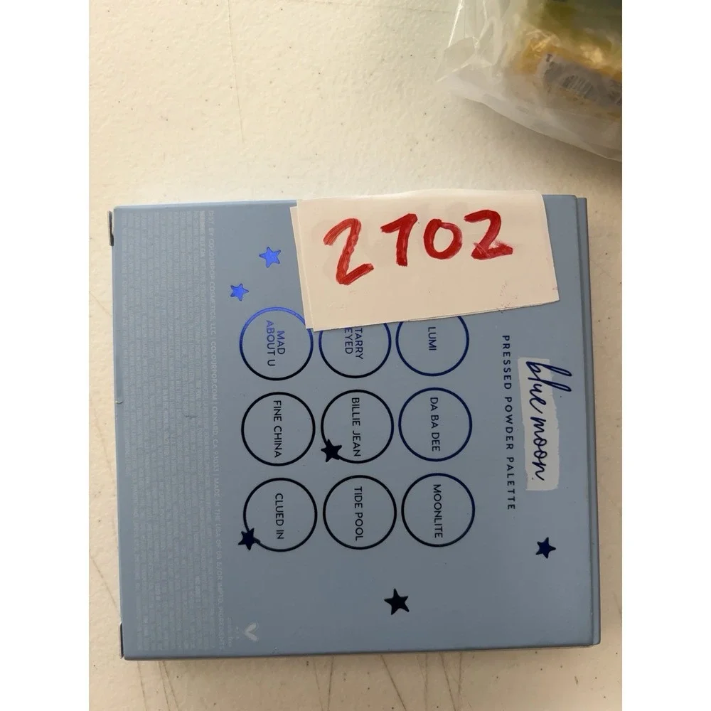 ColourPop eyeshadow palette On Cloud Blue makeup beautiful 9 shades NEW